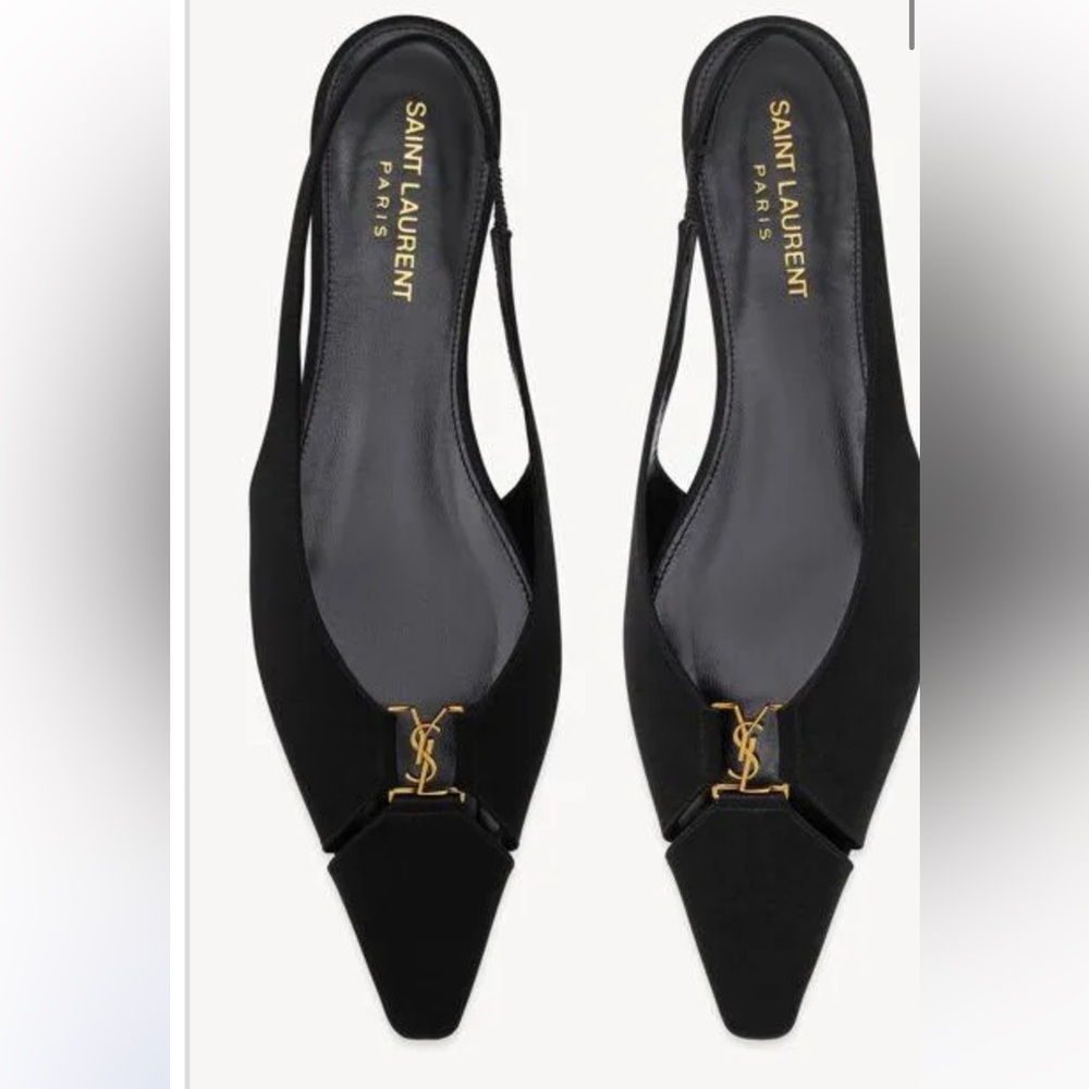 Brand new in box!! YSL flats. Guaranteed Authentic!